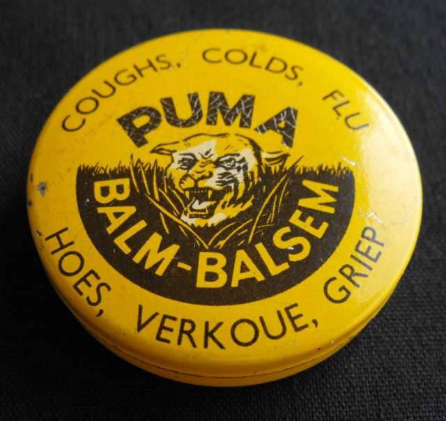 Africana OLD PUMA BALM METAL TIN was sold for R50.00 on 22 Apr at 21