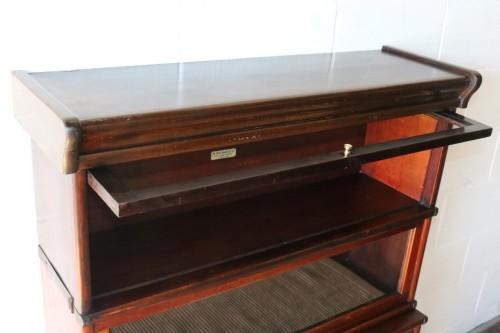 Bookcases A Superb Antique Globe Wernicke Mahogany 3 Section