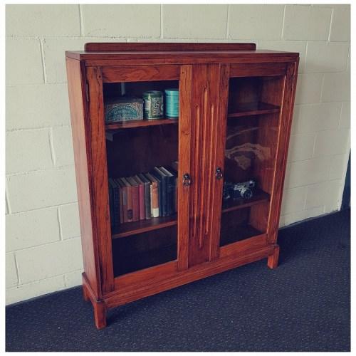 Cabinets A Wonderful Art Deco Vintage Oak Display Show Cabinet