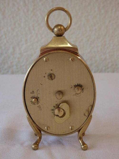 Alarm & Travel Clocks A STUNNING SWISS MADE VINTAGE SWIZA 8