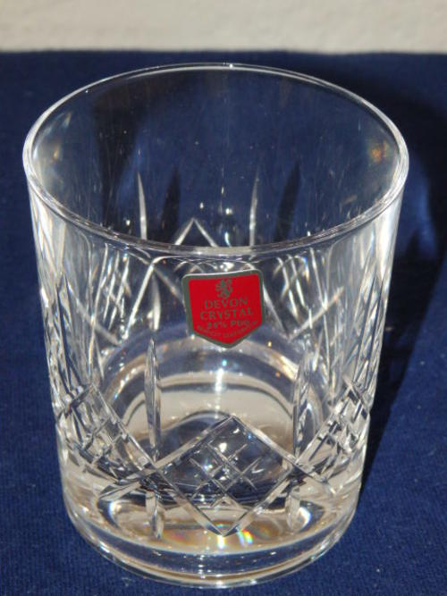 Other Glassware A Magnificent Set Of Six Hand Cut Devon Lead Crystal Whiskey Glasses In A