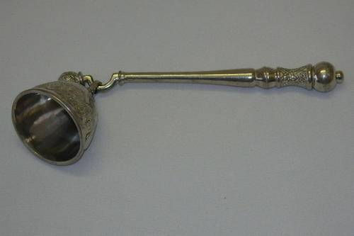 Danforth Pewter Candle Snuffer - Acorn & Oak Leaf Design, 5 3/8" Long, Handcrafted In USA