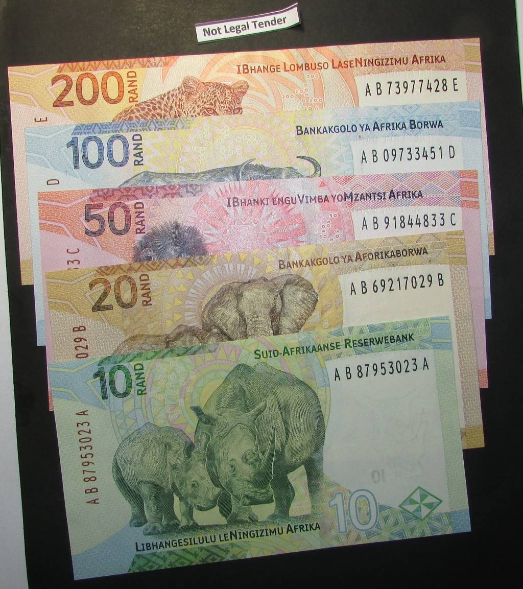 L Kganyago Republic Of South Africa New Set Of Banknotes In UNC Was l-kganyago-republic-of-south-africa-new-set-of-banknotes-in-unc-was