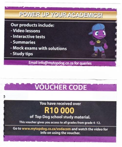 Other Gift Vouchers & Coupons R 10 000.00 Top Dog