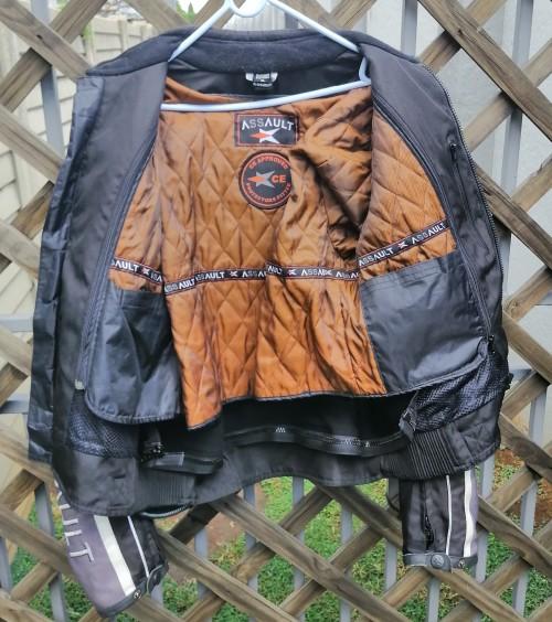 Assault motorcycle cheap jacket