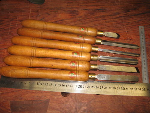 Tools - Marples wood turning chisel set was sold for R360 