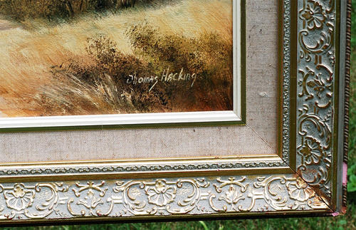 Paintings - Oil painting on canvas Thomas Hacking oil-104 Kruger Park ...