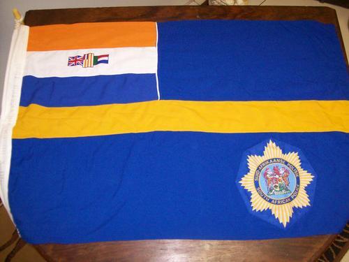 South African Police Services Old South African Police Flag Was Sold