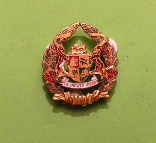 South African Army - Ex Unitate Vires Cap Badge (Multicolored) was ...