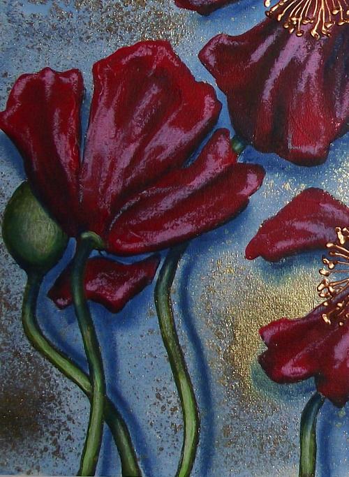 Red poppies by Cherie Roe Dirksen