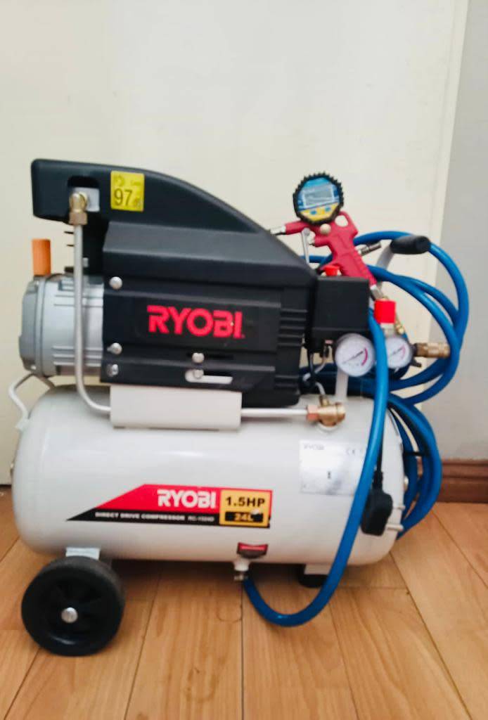 Compressors Ryobi direct drive compressor RC1524D 1.5HP 24L with air