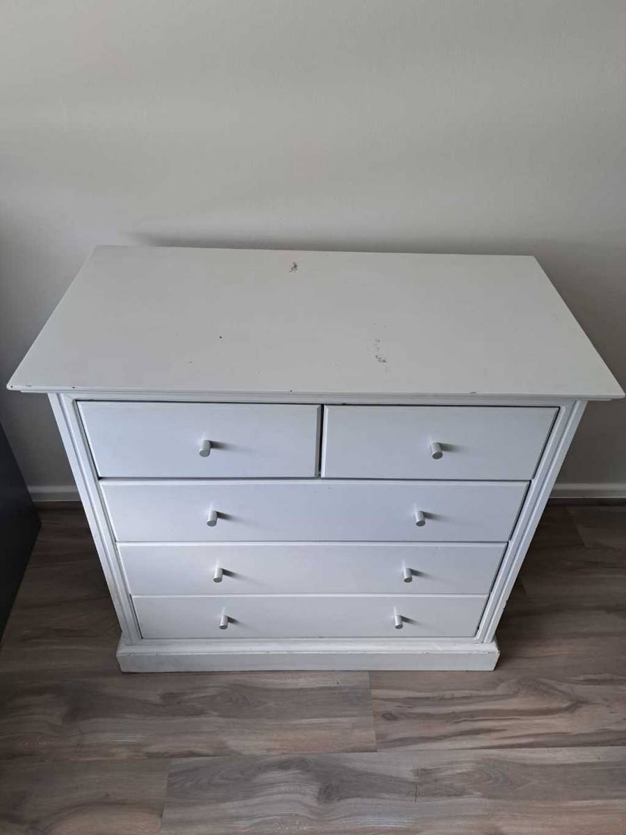 Drawers Solid wooden chest of drawers was sold for R856.00 on 8 Dec