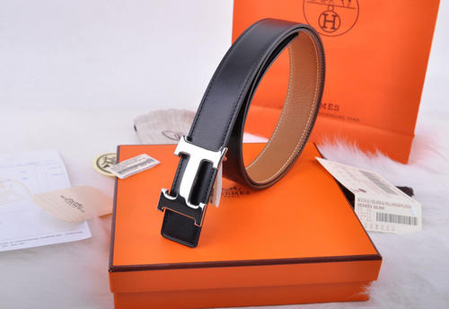Belts & Belt Buckles - HERMES 32 mm reversible Togo Calf Skin strap & 5382 buckle BELT was sold ...