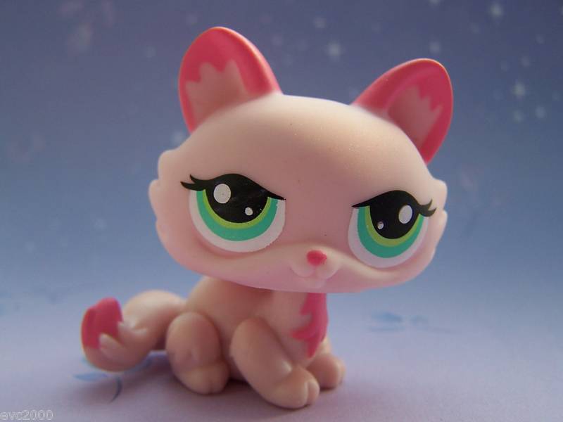 Other Collectable Toys - Littlest pet shop, Cat - Pink ...