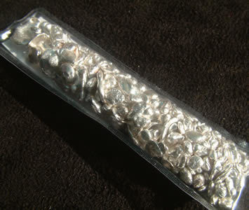 .999 fine silver granules/nuggets/pellets by fine999.com