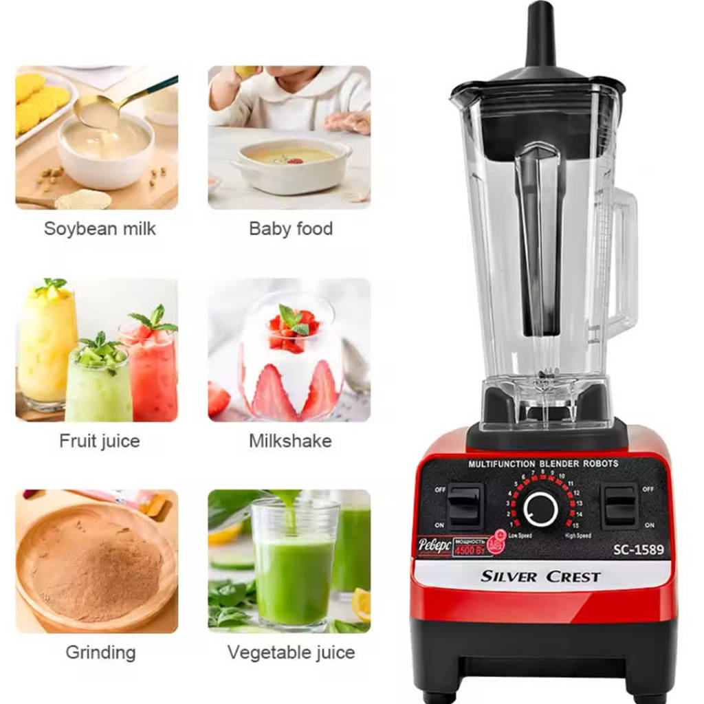 Juicers 4500W Professional Blender High Power Kitchen Food Juicer