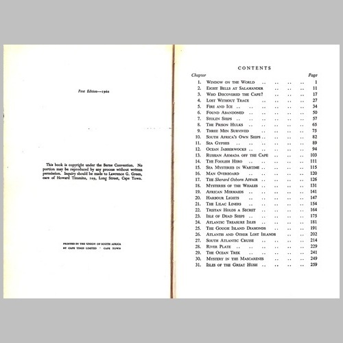 Information page and index
