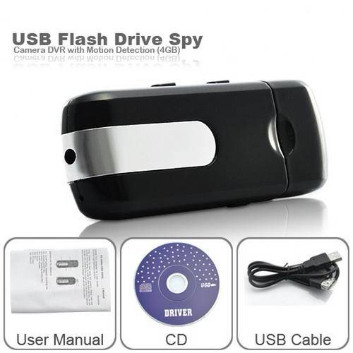 Surveillance Cameras USB Flash Drive Spy Camera DVR with Motion