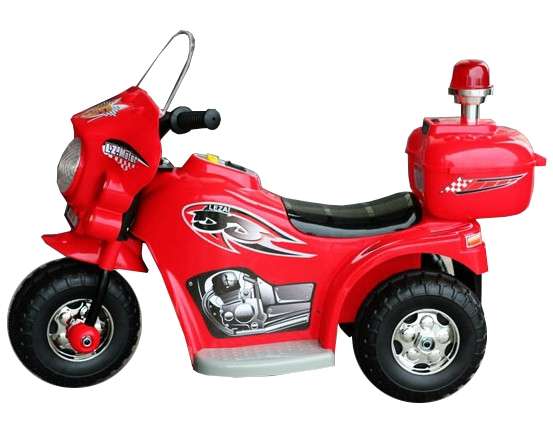 Ride on kids bike Electronic Police Red