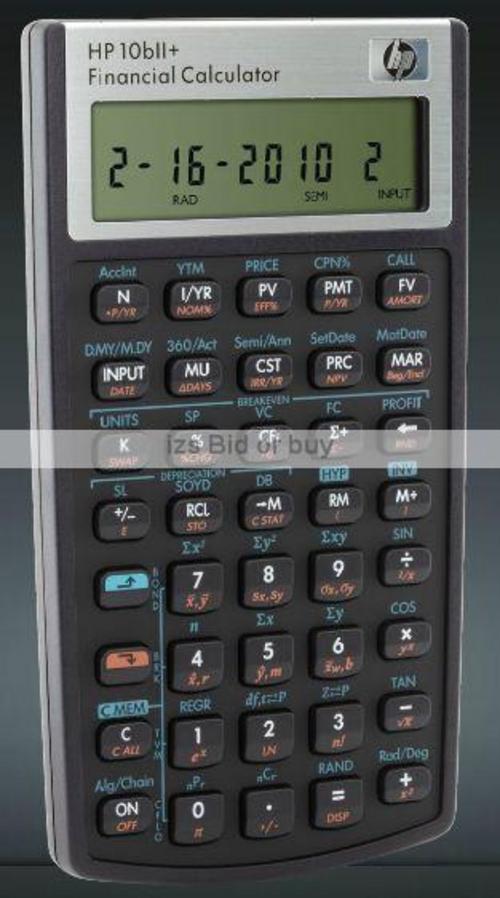HP 10bll+ Financial Calculator