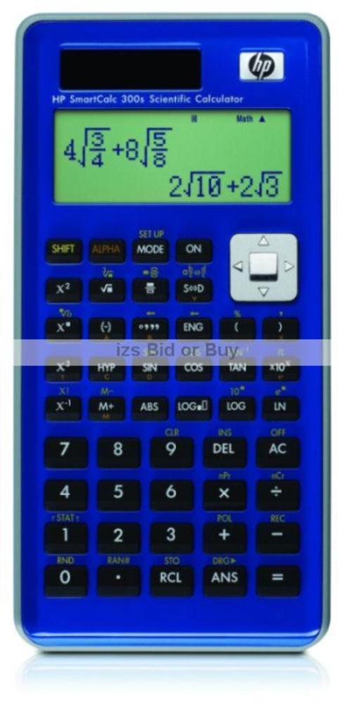 Calculators - HP SmartCalc 300s Scientific Calculator ***TextBook ...