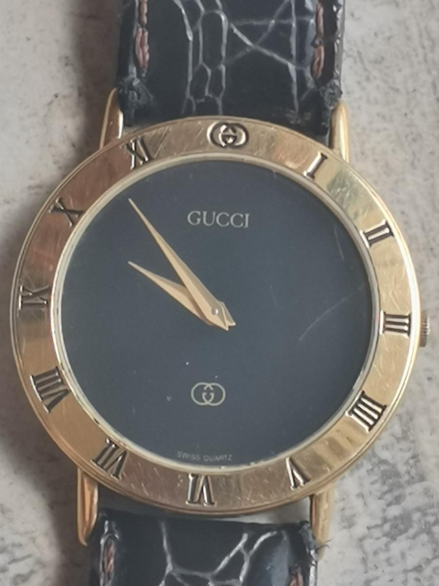 Men's Watches - MENS SWISS GUCCI GOLD WATCH IN EXCELLENT WORKING ...