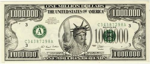 The Americas - USA - 1 Million Dollar Banknote, $1000000 (1996) was ...