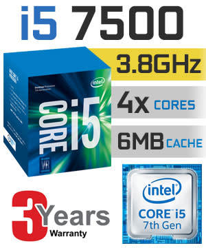 CPUs - Intel Core i5-7500 LGA 1151 7th Gen Core Desktop Processor