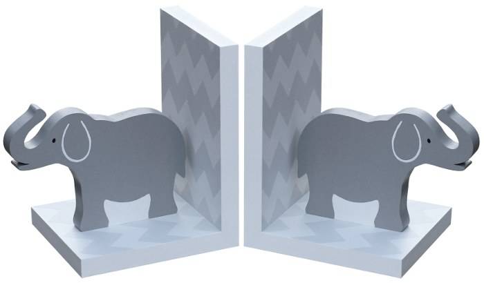 elephant bookends nursery