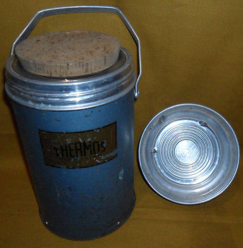 Other Antiques & Collectables ANTIQUE THERMOS FOOD FLASK was sold for