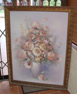 Paintings - FLOWER PAINTING BY P KEELING - BEAUTIFUL !!!! was listed ...