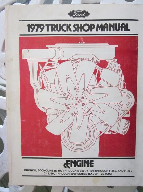 1979 Ford truck shop manuals