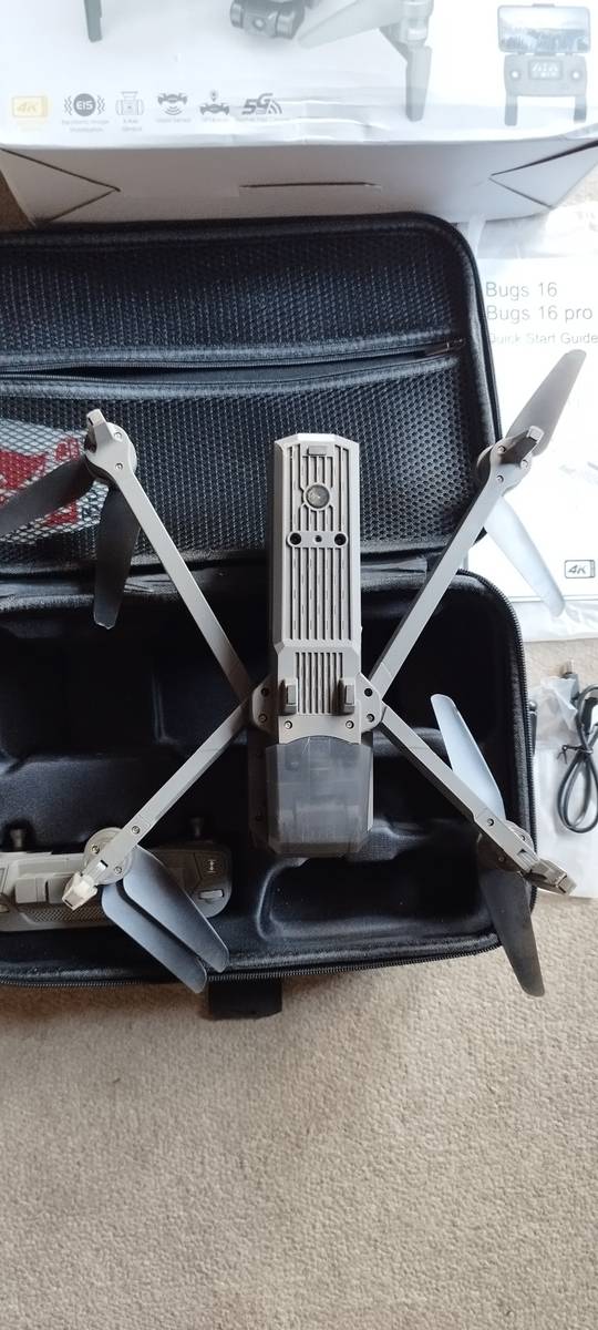 Drones Bugs 16 Pro Drone was sold for R1,001.00 on 8 Nov at 2345 by Randz22 in Johannesburg