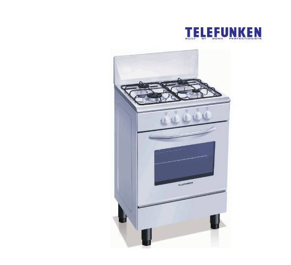 Hobs, Stoves & Ovens Telefunken 4 Plate Gas Stove with Oven was sold