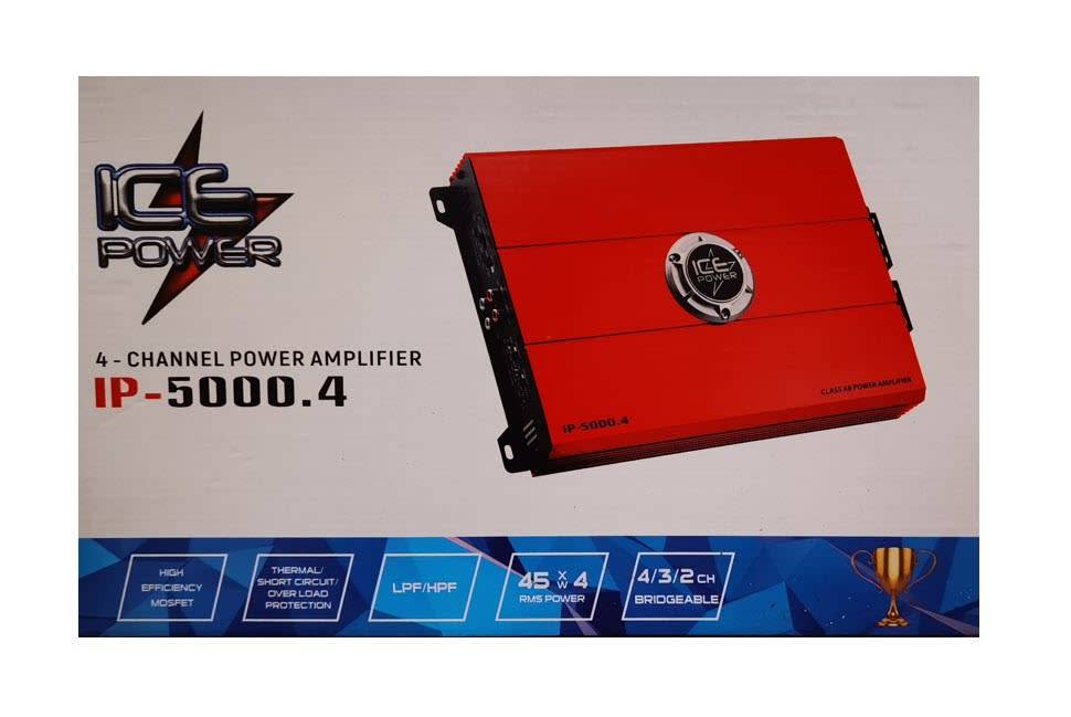 Amplifiers & Equalizers - Ice Power IP-5000.4 4 Channel 5000W Amplifier