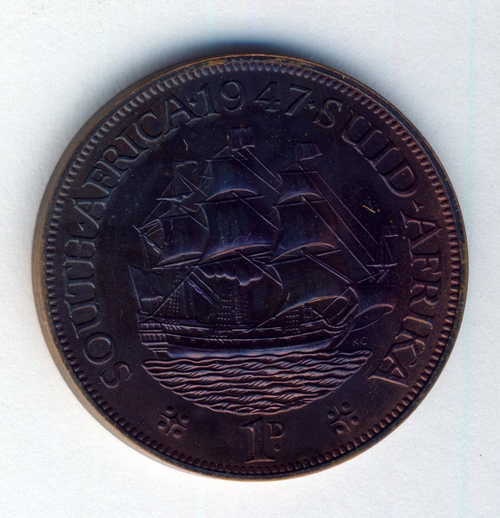 1947 SA Union Proof one Penny