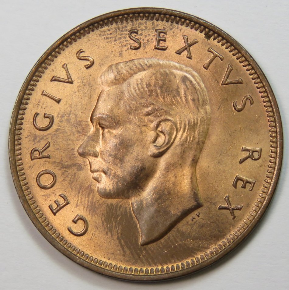 1949 SA Union 1d Penny