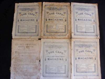 The Cape illustrated magazine - 6 copies - pre boer war