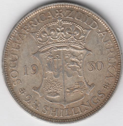1930 SA Union 2 1/2 shilling half crown - as per photo