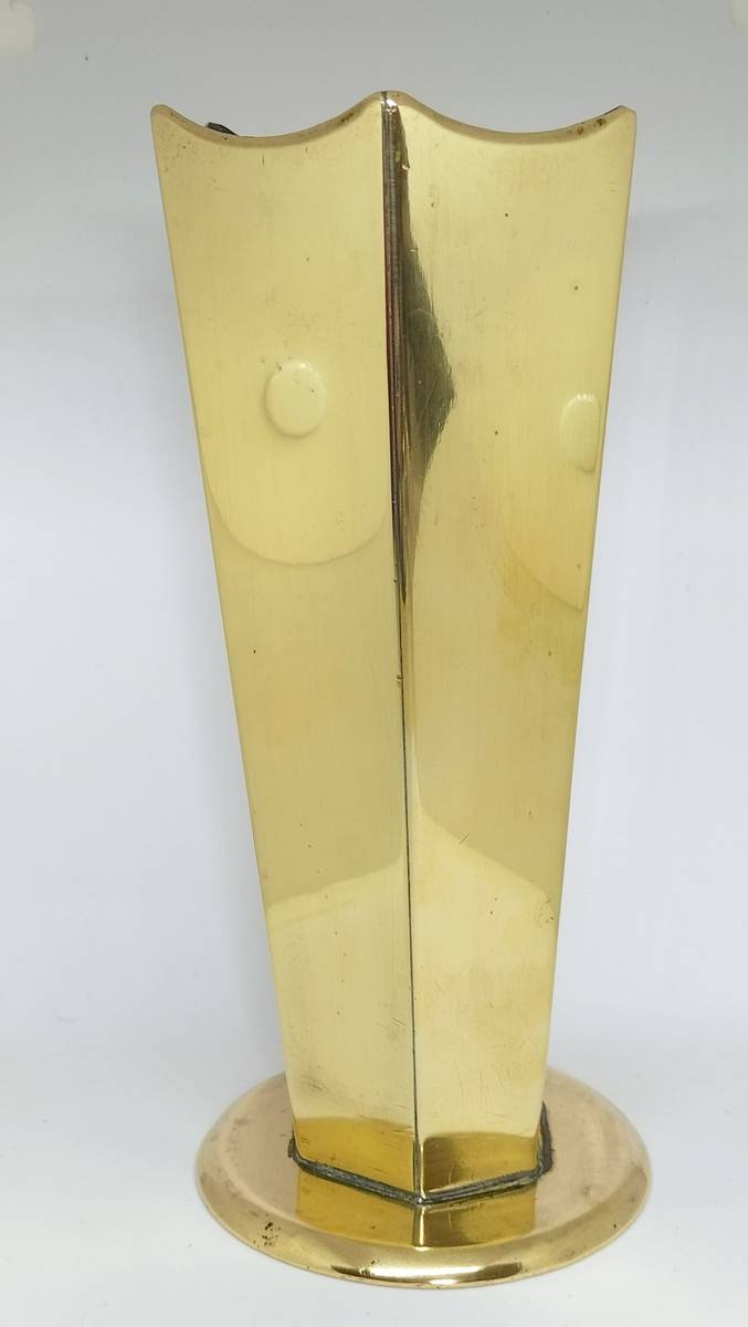 Brass Absolutely Magnificent Solid Brass Vase 795gr was sold for R91