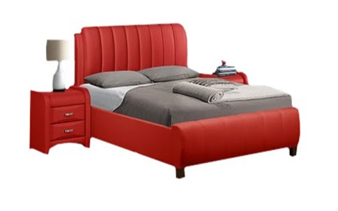 Hayden Sleigh Bed Red