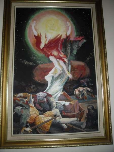 Paintings - OIL ON BOARD THE RESURECTION OF CHRIST : CAPE TOWN ARTIST ...