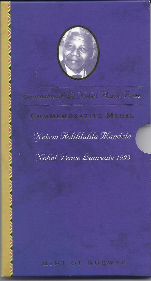 Nelson Mandela 1/10th oz Gold Commemorative Medal For Sale