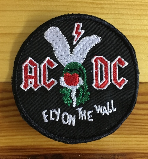 Jackets & Racing Suits - BDG810 ACDC fly on the wall badge patch was ...