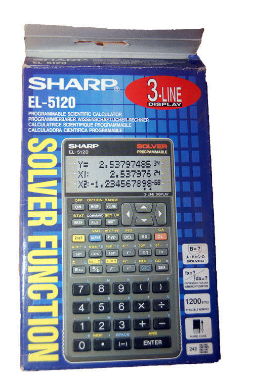 Calculators - Sharp Calculator EL-5120 Programmable Scientific ...
