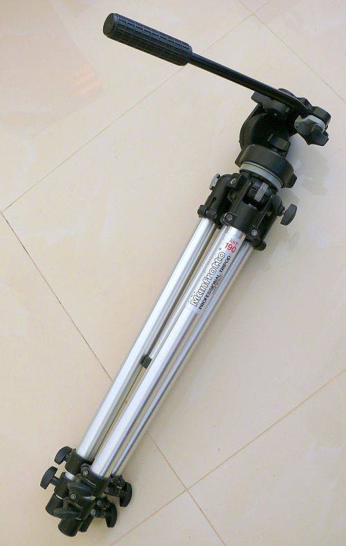 Tripods & Stands MANFROTTO PROFESSIONAL TRIPOD 190 WITH MANFROTTO