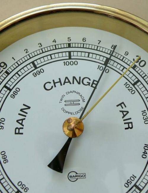 Barometers & Thermometers BARIGO SHIP'S BAROMETER TWIN DIAPHRAGM