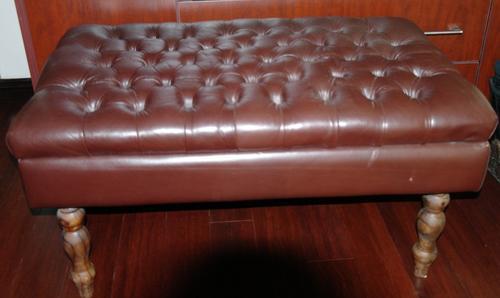 Other Furniture - Leather ottoman/ coffee table was listed for R2,300.