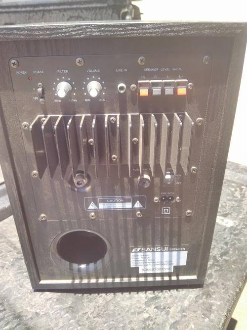 sansui active subwoofer