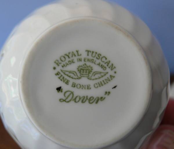 English Porcelain Royal Tuscan Fine Bone China Part Tea Set "Dover